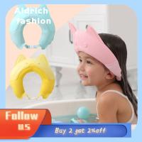 ALDRICH FASHION ปรับได้ปรับได้ หมวกแชมพูเด็ก กันน้ำกันน้ำได้ อุปกรณ์ป้องกันดวงตา หมวกอาบน้ำเด็ก ทนทานต่อการใช้งาน ซิลิโคนทำจากซิลิโคน หมวกคลุมผมสำหรับเด็กทารก เด็กชายเด็กหญิง