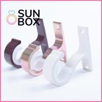 SUN BOX 2pcs ที่มีคุณภาพสูง บ้านในบ้าน ม่านสำหรับผ้าม่าน ผ้าม่านเนื้อหนา ขายึด ตะขอหน้าต่าง ตะขอสำหรับติดตั้ง ที่ยึดราวผ้าม่าน