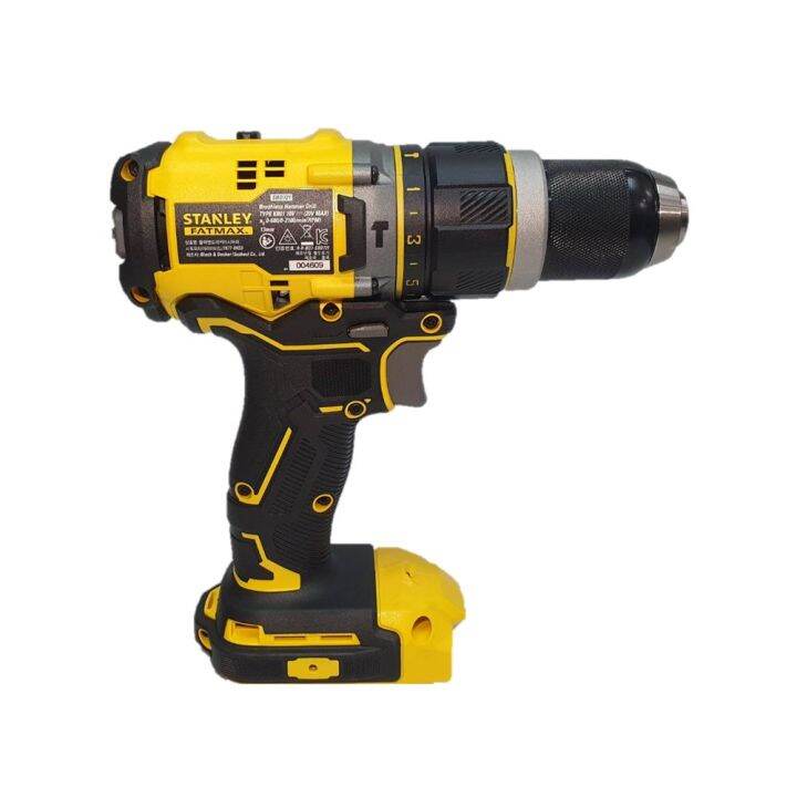 stanley-สว่านกระแทกไร้สาย-ไร้แปรงถ่าน-เครื่องเปล่า-sbd721k-kr-bl-hammer-drill-hpp-bare