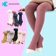 DENOSWIM Winter Knitted Baby Girls Pantyhos Candy Color Cotton Cute Girls
