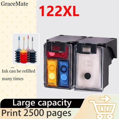 122XL Refillable Ink Cartridge Replacement for HP 122 hp122 Ink Cartridge for Deskjet 1000 1050 1050A 1510 2000 2050 3000 3050 Ink Cartridges