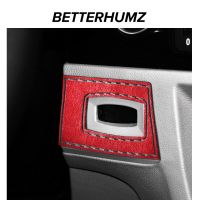 Alcantara For BMW 3 Series E90 320I E92 E93 3 Series Carbon Fiber Car Ignition Switch Keyhole Trim Frame Sticker Car Accessories