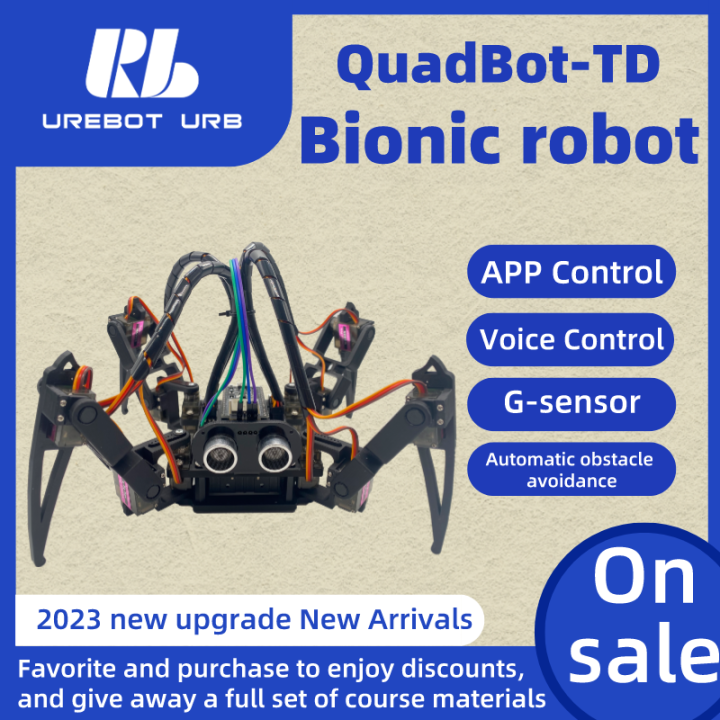 quadbot-td-3dof-quadruped-biomimetic-แมงมุมการเขียนโปรแกรมหุ่นยนต์สนับสนุน-a-rduino-บลูทูธประกอบการควบคุมระยะไกล-diy-ชุดต้นกำเนิด