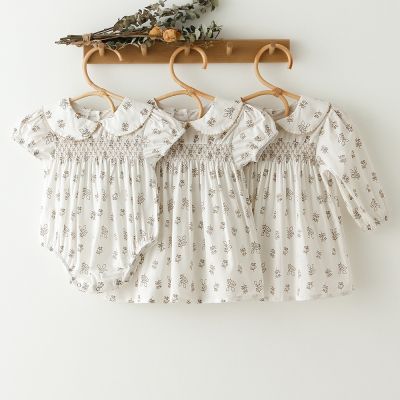 〖jeansame dress〗 BabyClothesDresses ForGirlsPartyDresses เสื้อผ้าเด็กเย็บปักถักร้อย Kids0 6Y