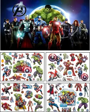 How Many Avengersmarvel Avengers Waterproof Stickers - 10/30/50