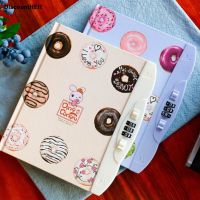 《   CYUCHEN KK 》 Kawaii Children Creative Hard Copy Book Password Notebook Student Diary With Lock Notebook Random Color