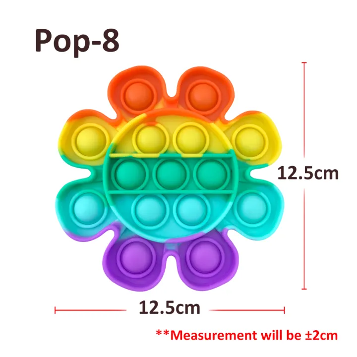 IsALifestyle Pop It  Fidget Toy Bubble Stress Relief Push Sensory Push Squeeze Sensory Anxiety Stress Relief Mathematic