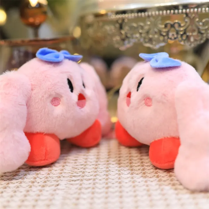 NAN XIANG Cartoon Kids Toy Anime Pendant Children Girls Kirby Plush Doll  Plush Keychain Anime Plush