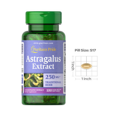 Puritans Pride Astragalus Root 1000 mg 100 softgels