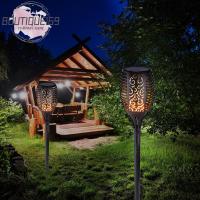 Outdoor Garden Solar Flame Light Waterproof LED Torch Lamp Yard Decoration