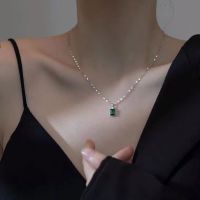 [COD] diamond necklace light luxury niche high-end sense 2022 new female design versatile collarbone chain March 8 gift