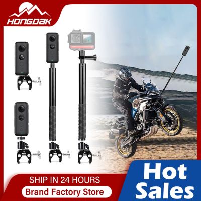 HONGDAK For Insta360 X3 X2 Motorcycle Invisible Selfie Stick For Gopro Max Hero 11 10 For Go Pro 9 Camera Mount Accessories