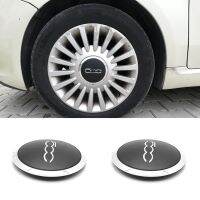 2Piece Hubcap for Fiat 500 Abarth Wheels Centre Hub Caps Dust Cover 68078419AC 68078421AC 51884863 133Mm