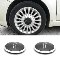 2PCS Hubcap for Fiat 500 Abarth Wheels Centre Hub Caps Dust Cover 68078419AC 68078421AC 133Mm