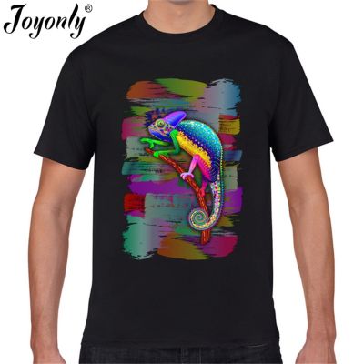 JoyonlyChildrens Boys Girls Print T-shirt Animal Print T-shirt Chameleon Panda Cat Pug Galaxy 100% Cotton Gildan