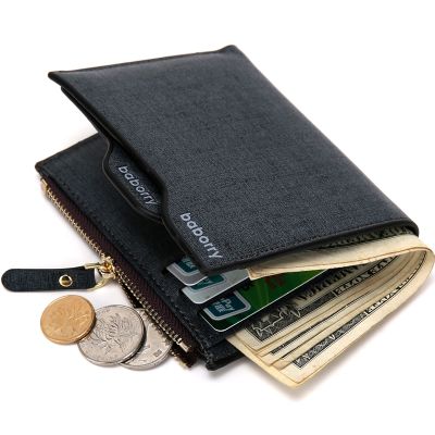 （Layor wallet）กระเป๋าคลัทช์กระเป๋าสตางค์ใส่เหรียญพร้อมซิปสำหรับผู้ชาย,กระเป๋าใส่บัตรประจำกระเป๋าสตางค์กระเป๋าสตางค์พับครึ่งมีช่องใส่เหรียญเป็นของขวัญ