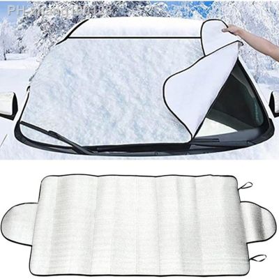 hot【DT】 Car Snow Protector Window Windshield Front Rear Block Cover Exterior accessories 150x70cm