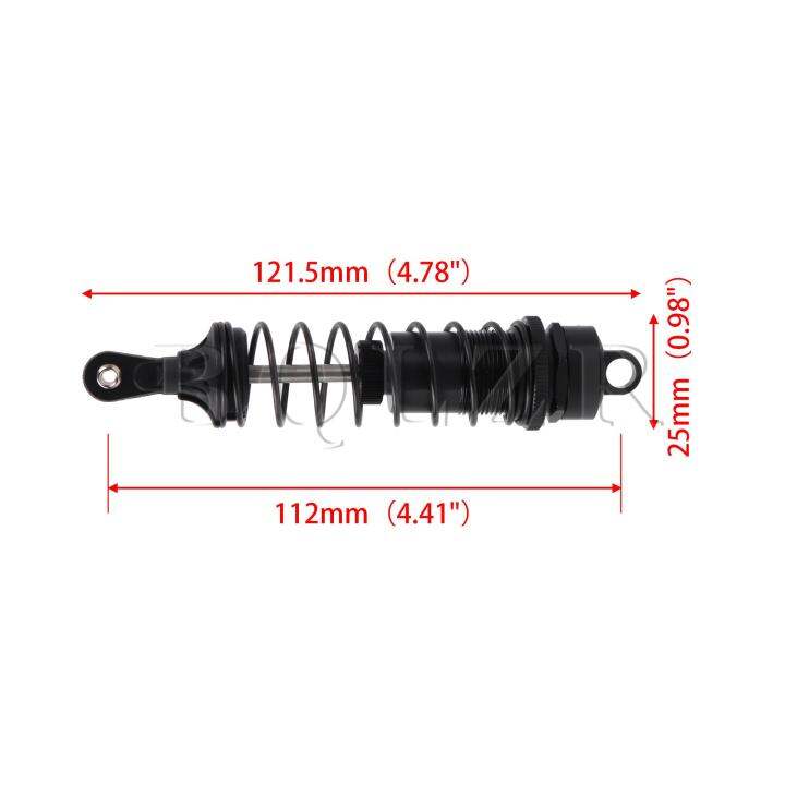 อะไหล่ตัวหน่วงการสั่นสะเทือนหน้า-rc-สำหรับ-ara4408v2-ara4410v2ชุด1-10-2ชิ้นสีดำ