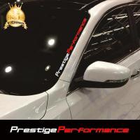 [Y-Crown] สติ๊กเกอร์ Prestige performace สติ๊กเกอร์ติดรถยนต์ สติ๊กเกอร์แต่งรถ กันน้ำ สติ๊กเกอร์ติดกระจก