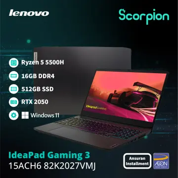LENOVO IDEAPAD GAMING 3 15ACH6 82K2027VMJ (R5-5500H ,16GB RAM