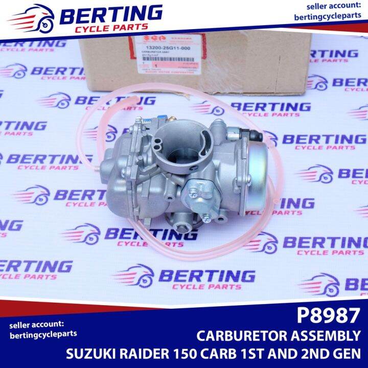 SGP CARBURETOR ASSEMBLY Suzuki Raider 150 1st Gen and New breed (2nd
