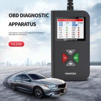 รถ YA206เครื่องอ่านโค้ด OBD2เครื่องวิเคราะห์เครื่องตรวจจับความผิดพลาด