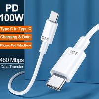 Pd100w Type C To Type C สายชาร์จเร็ว C สาย Usb Huawei Macbook Poco Oppo สำหรับสาย Samsung ข้อมูลสำหรับชาร์จ Pro Xiaomi