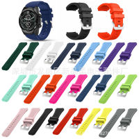 เหมาะสำหรับ Ticwatch pro 3 สายนาฬิกาซิลิโคน 22mm สายนาฬิกาซิลิโคนทอลายทแยงกีฬาสายรัดข้อมือซิลิโคน