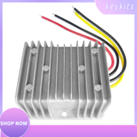 Keykits เครื่องแปลง DC แบบพกพาตัวควบคุมการแปลง DC 12V ก้าวขึ้นไป24V 10A 240W ตัวแปลงกันน้ำหม้อแปลงประหยัดพลังงาน