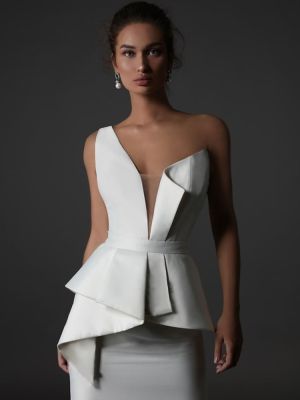 ☌✠۞ 2022 New Runway Summer Women One Shoulder Sexy Ruffles Bodycon Midi Dress Bandage Fashion Elegant Evening Party Dress