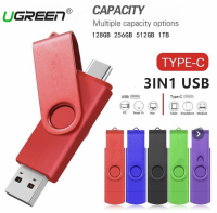 OTG USB แฟลชไดรฟ์ Type-C และ Micro 512GB 1TB ไดร์ฟปากกาสำหรับ Android แท็บเล็ตโทรได้