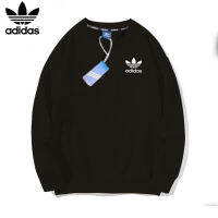 AdidasˉNEW ใหม่คลาสสิกขนแกะฤดูหนาวที่อบอุ่น Hoodies เสื้อคอปกรอบปักโลโก้กับผู้ชายและผู้หญิงคู่แฟชั่นเดิมด้านบนชุดพ่อแม่และลูก