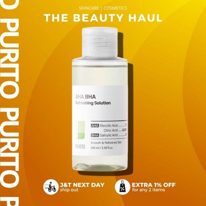PURITO AHA BHA Refreshing Solution Toner with Glycolic Acid 7 2 ...