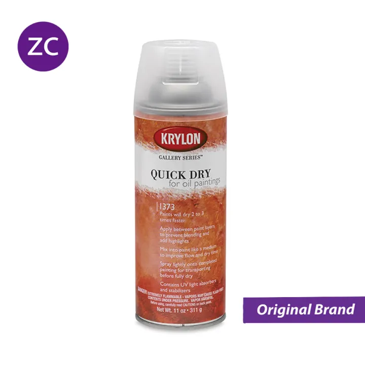 Krylon Gallery Series Quick Dry For Oil Paintings (1373) 11oz Lazada
