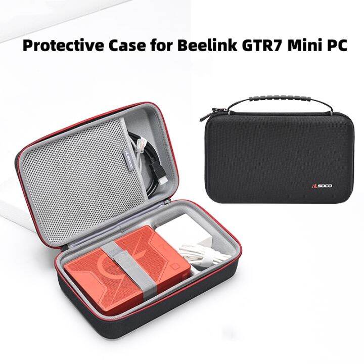 Hard Travel Case for Beelink GTR7 Mini PC Carrying Case, Travel EVA