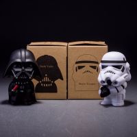 10cm 2pcs/lot Cute Style Star War Darth Vader STORM TROOPER Kawaii Movie Action Figure Model Toys