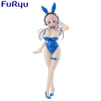 100 Original ของแท้ Furyu 30ซม. อะนิเมะภาพเคลื่อนไหว Blue Bunny Action Figure Collection PVC ของเล่นสำหรับคริสต์มาส Gifts888