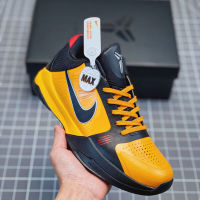 【hot】 Zoom 5 Bruce Lee Dark Clown Five-Crown King Middle-Top Combat Basketball Shoes