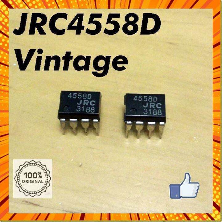 Vintage 1991 (Japan Radio Company) JRC 4558D Op Amp Chip, 51% OFF