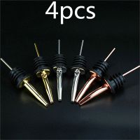 【YF】卐✜❁  4Pcs/ set New Wine Liquor Pourer Bottle Pour Spout Stopper