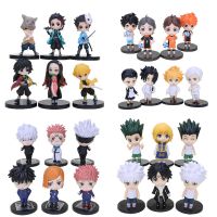 Figur อนิเมะ10Cm Haikyuu ฆ่าปีศาจ Bungo สุนัขจรจัด No Hero Academia Jujutsu Kaisen Figur Si Mainan โมเดล Koleksi