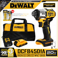 DEWALT สว่าน ไขควงกระแทก ไร้สาย 20V Max. (18V) แรงบิดสูงสุด 205 Nm. (มอเตอร์ไร้แปรงถ่าน) รุ่น DCF845N / DCF845D1A