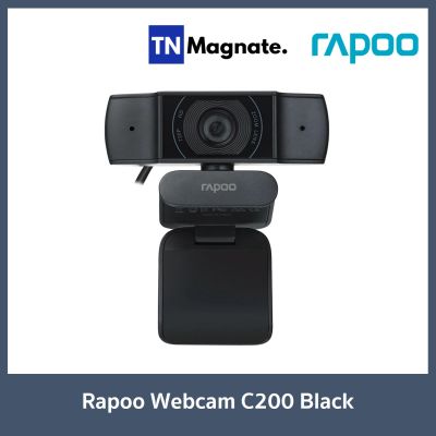 [กล้องติดคอม] Rapoo Webcam C200 Black