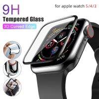 PET amp; PMMA Full Cover 3D Curved Tempered Glass Screen Protector Film for Apple Watch Series 5 4 3 44mm 38mm 40m 42mm for Iwatch