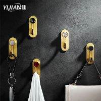 Golden coat sundries tool hooks entrance keys hat hooks creative shells single hook 2pcs Picture Hangers Hooks