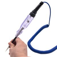 Car Test Pen Plastic 6-12-24V Car Auto Electrical Voltage Test Pen Light Lamp Circuit Tester Detector Probe Volt Meter 50LB