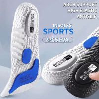 EVA Insoles สำหรับรองเท้า Shock Absorption ระงับกลิ่นกาย Breathable Cushion วิ่ง Insoles สำหรับฟุตผู้หญิง Insoles ศัลยกรรมกระดูก-Giers