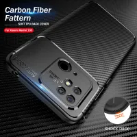 Slim Matte Carbon Fiber Pattern Back Cover For Xiaomi Redmi10C Case Redmi 10C 10 C C10 6.71" TPU Bumper Shockproof Protect Funda