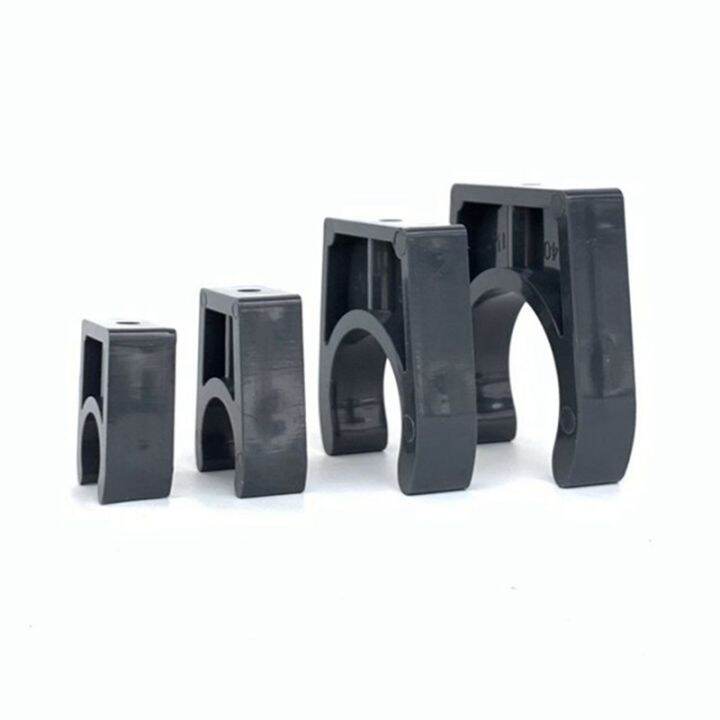 [HOT] 5pcs Gray 2063mm UPVC Water Pipe UShaped Pipe Clamp Accessorie