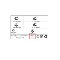 ชุดแคลมป์สเตนเลสสตีล50ชิ้น/เซ็ต,พร้อมที่หนีบสายยางชนิด R ท่อแข็งแรงทนทาน1/4 "3/4" 3/8 "1" 1/2 "ที่หนีบ